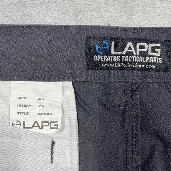 LAPG Operator Tactical Pants Cargo 40x30 Gray‎ Ripstop Men - Picture 3 of 9